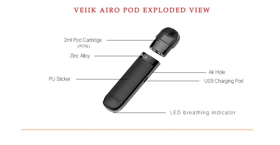AIRO POD by VEIIK AIRO POD by VEIIK, 2ml Tank